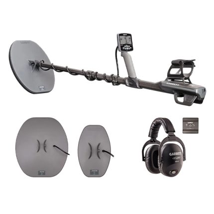 Detector de metales AXION + 3 bobinas (13×11 DD» + 11×7″ + 16×14″) + audífono bluetooth MS-3 Z-Lynk